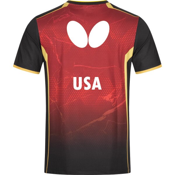 Butterfly Team USA 2024 Shirt - Red - Back